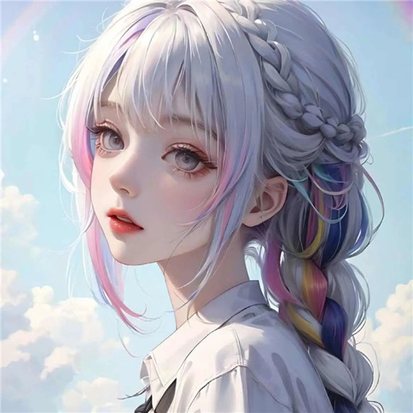 智能AI绘画女头像图片
