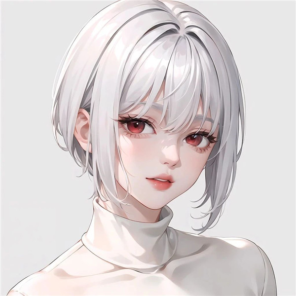 智能AI绘画女头像图片