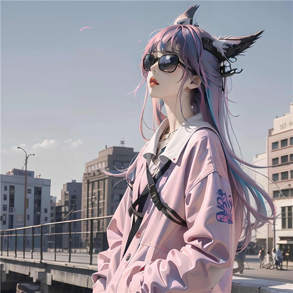 智能AI绘画女头像图片