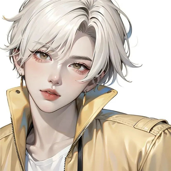 超好看的一男一女高级手绘情侣头像