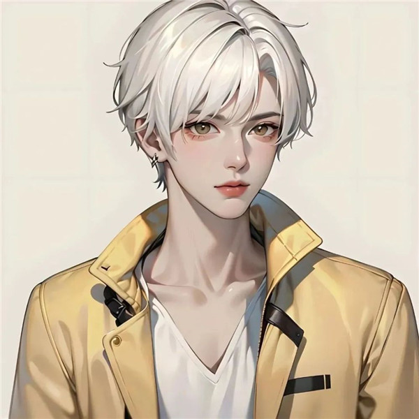 超好看的一男一女高级手绘情侣头像