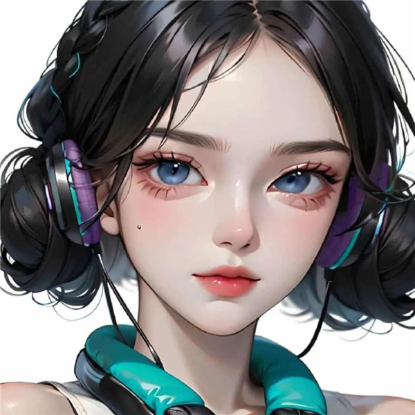 超好看的一男一女高级手绘情侣头像