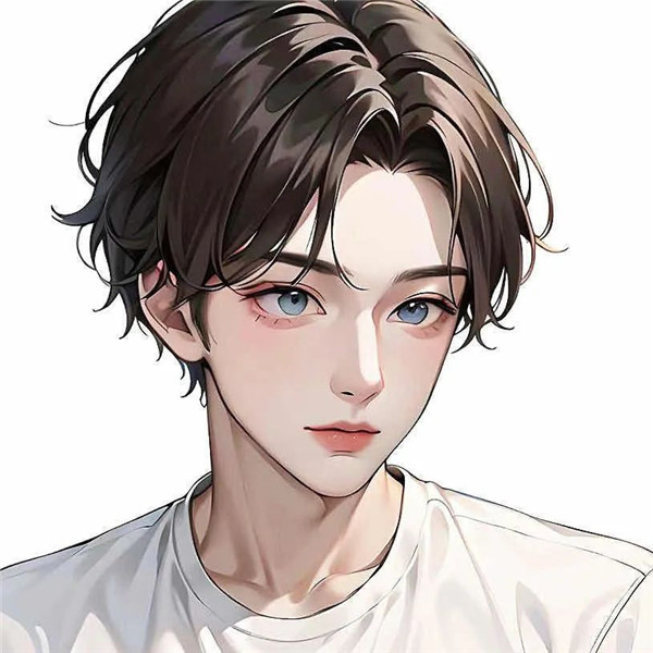 超好看的一男一女高级手绘情侣头像