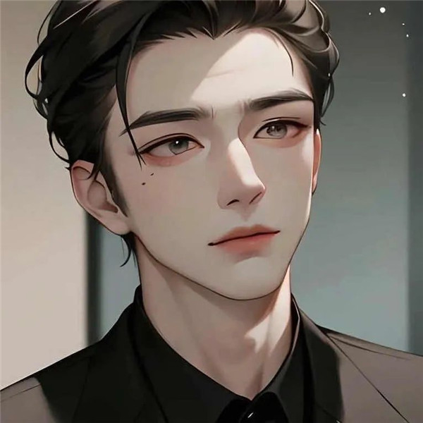超好看的一男一女高级手绘情侣头像