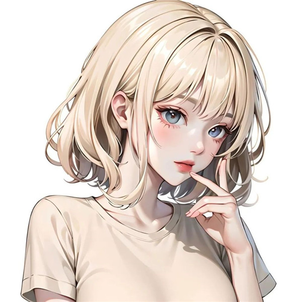 超好看的一男一女高级手绘情侣头像