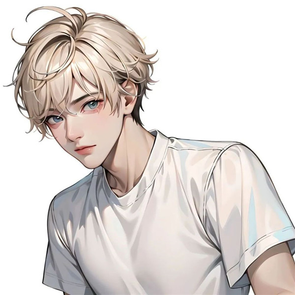 超好看的一男一女高级手绘情侣头像