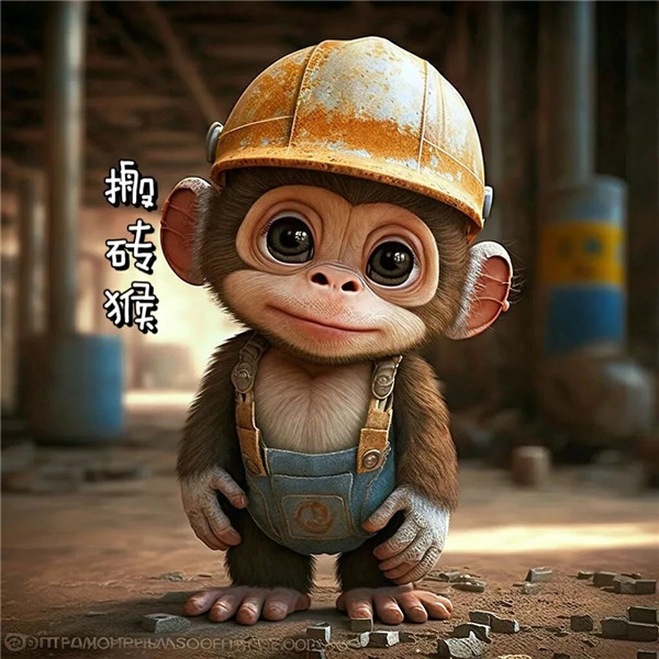 工地搬砖打工人12生肖头像图片