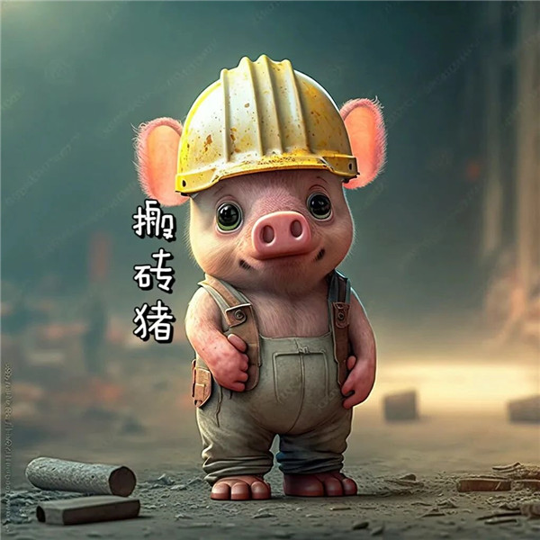 工地搬砖打工人12生肖头像图片