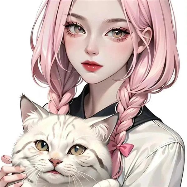 微信头像女生气质绘画高清