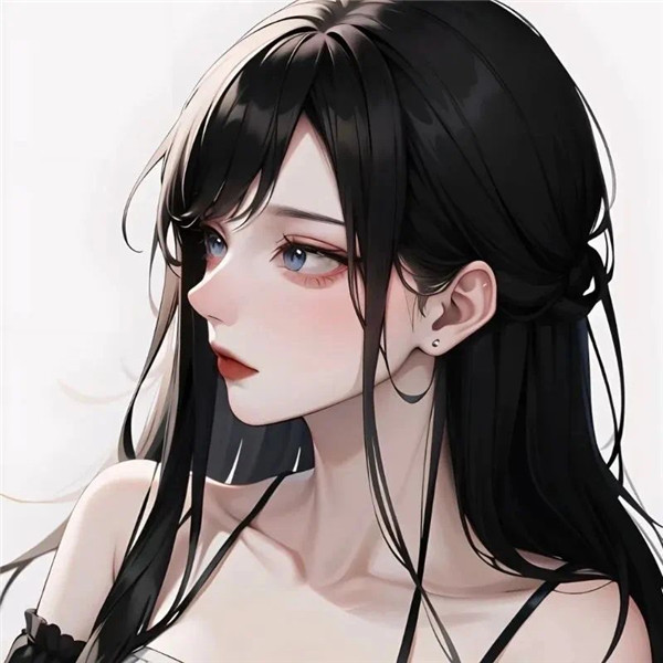 微信头像女生气质绘画高清