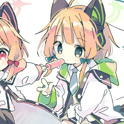2025最火闺蜜动漫头像
