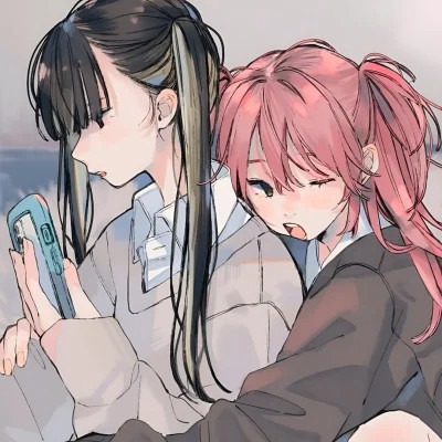 2025二人动漫闺蜜头像