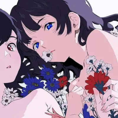 高级闺蜜头像动漫少女