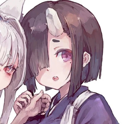 高级闺蜜头像动漫少女