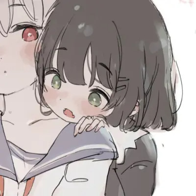 高级闺蜜头像动漫少女