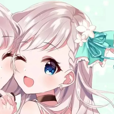 高级闺蜜头像动漫少女