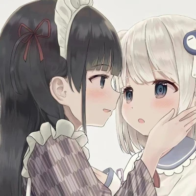 高级闺蜜头像动漫少女