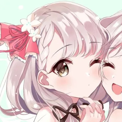 高级闺蜜头像动漫少女