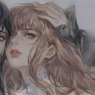 优质动漫闺蜜头像一左一右