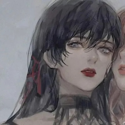 优质动漫闺蜜头像一左一右