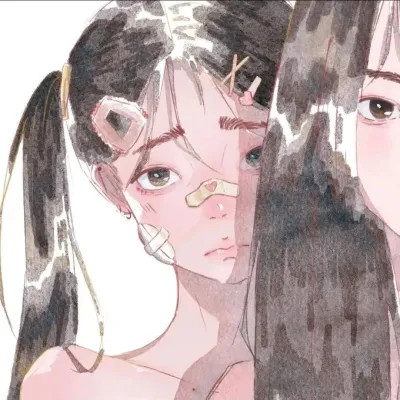 优质动漫闺蜜头像一左一右