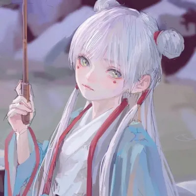 一左一右个性闺蜜头像动漫
