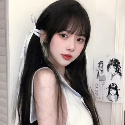 青春女生头像真人