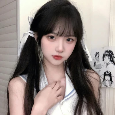 青春女生头像真人
