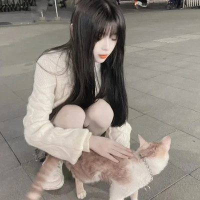 乖巧女头像ins高级质感