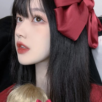 微信的真人版女头像