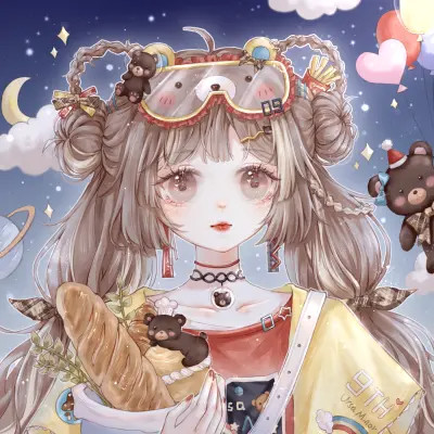 双人闺蜜头像一人一张动漫