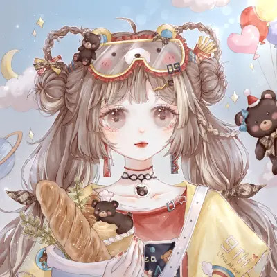 双人闺蜜头像一人一张动漫