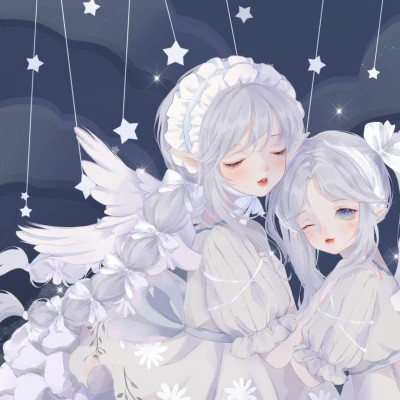 二人闺蜜专属头像动漫