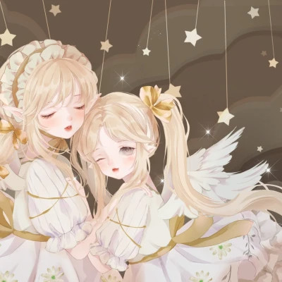 二人闺蜜专属头像动漫