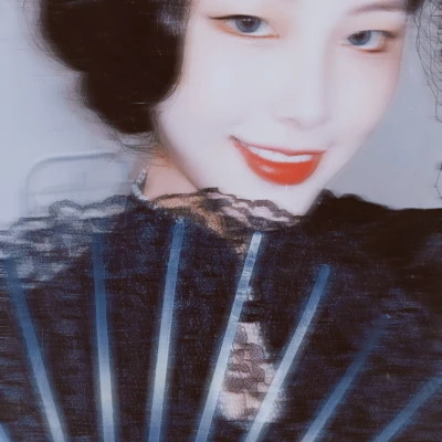 氛围感女生头像脸部高清图片
