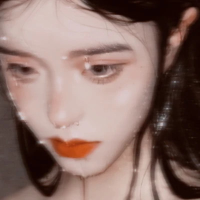 氛围感女生头像脸部高清图片
