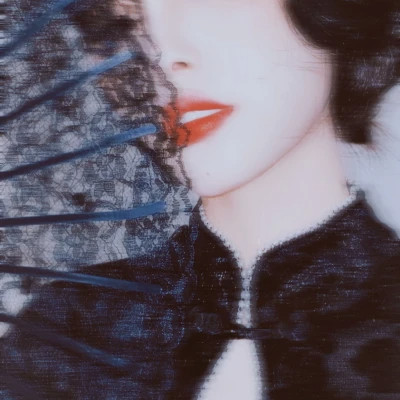 氛围感女生头像脸部高清图片