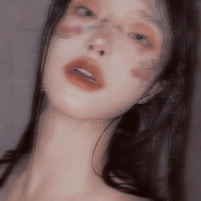 氛围感女生头像脸部高清图片