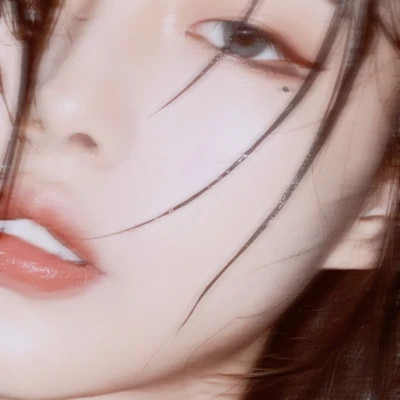 氛围感女生头像脸部高清图片