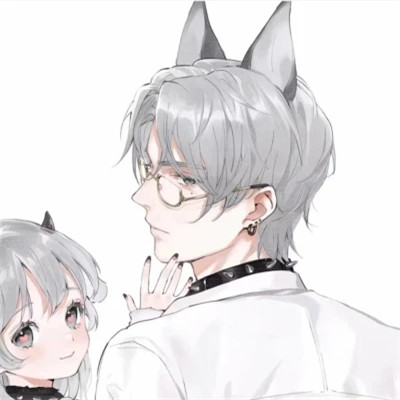 情头双人情侣头像漫画