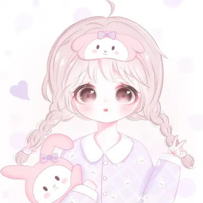 动漫可爱少女心头像图片
