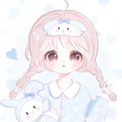 动漫可爱少女心头像图片
