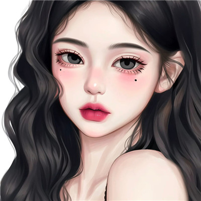 绘画头像女图片高清精致