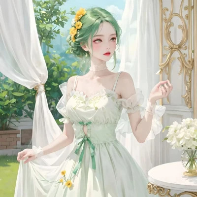 绘画头像女图片高清精致