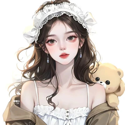 绘画头像女图片高清精致