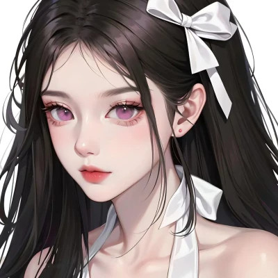 绘画头像女图片高清精致