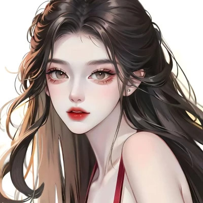 绘画头像女图片高清精致