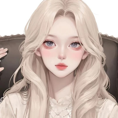 绘画头像女图片高清精致