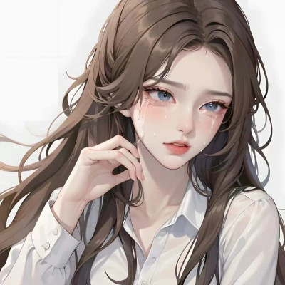 绘画头像女图片高清精致