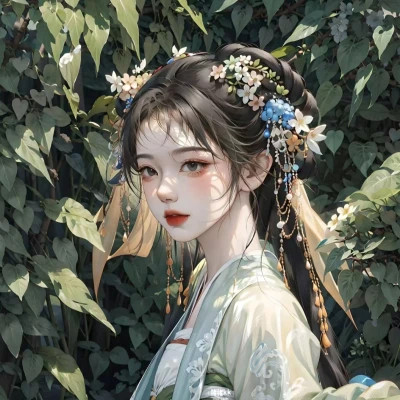 女生手绘好看又漂亮的头像卡通